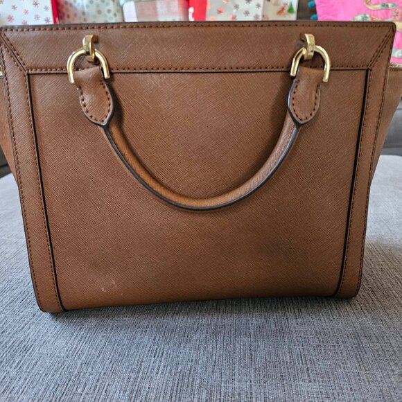 Michael Kors Park Medium Saffiano Leather Satchel - Picture 8 of 12